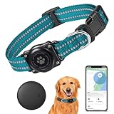 Hund GPS Tracker, Mini GPS Tracker Ohne Abo für Hunde, (nur IOS) mi t Wasserdichte Reflektierendes...