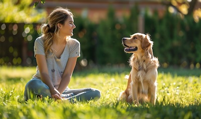 Hund Urlaubsbetreuung Garten sicher glücklich